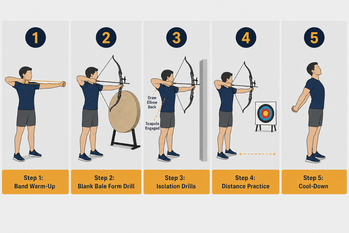 how to use archery exercises in training