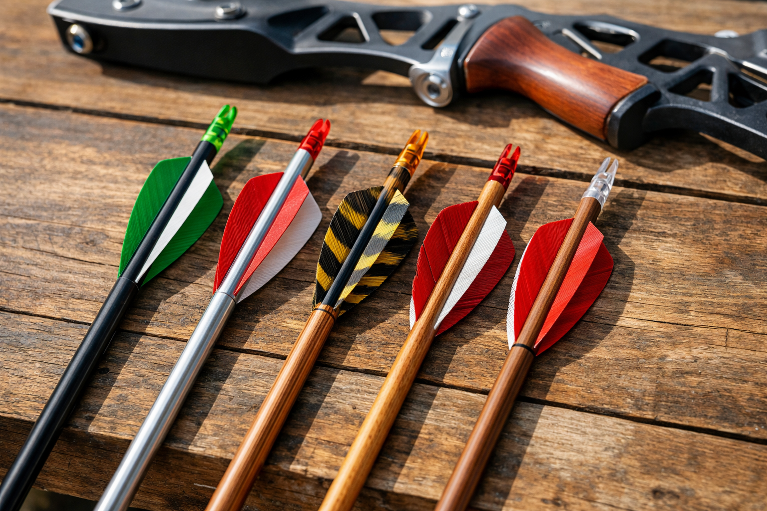 selecting arrows for your recurve bow