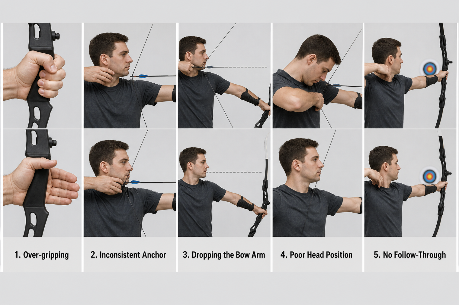 the 5 most common archery mistakes