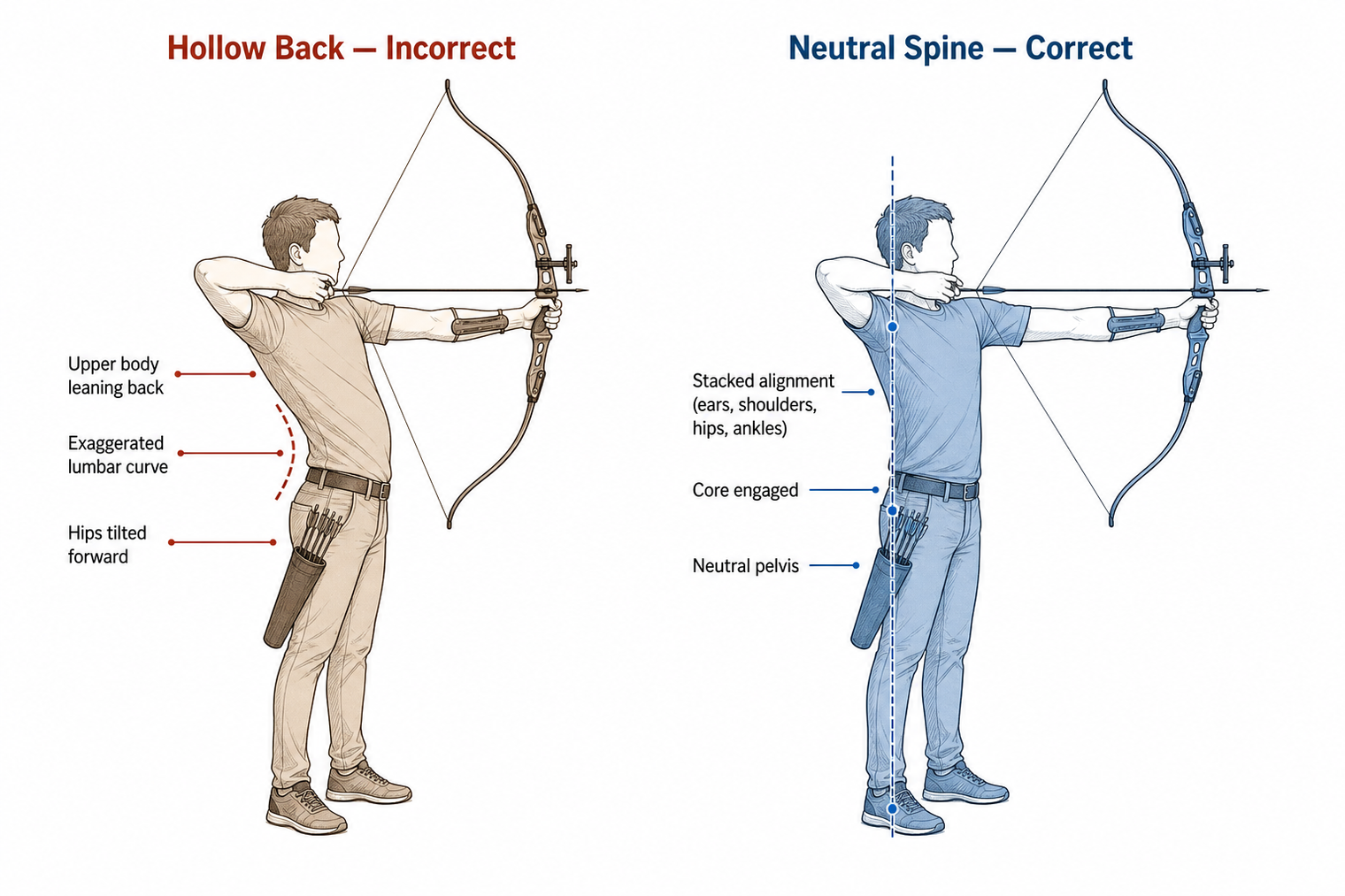 don t be a hollow back archer