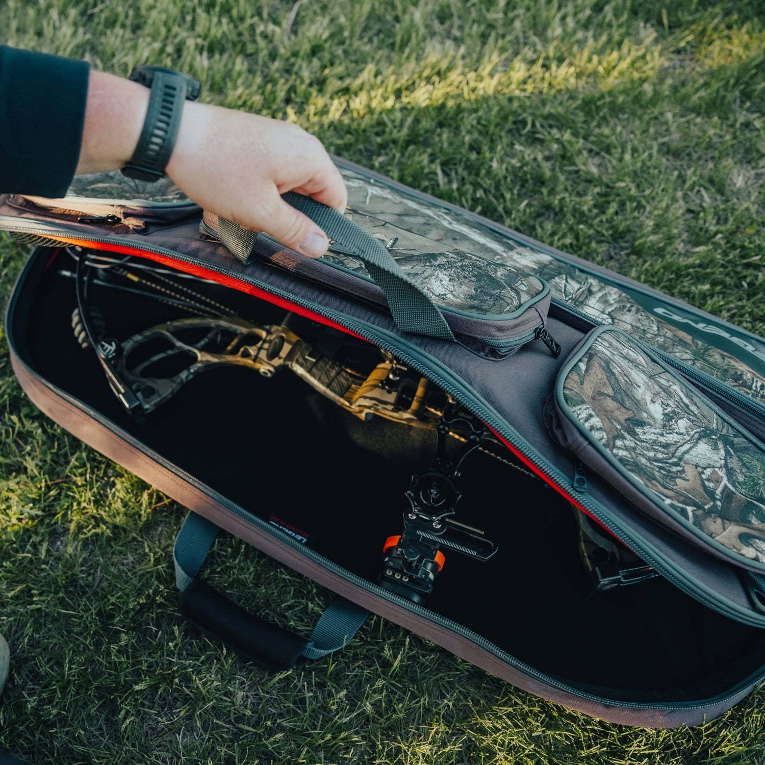 Get your gear safely to the field with the lightweight and durable Crusader Bow Case