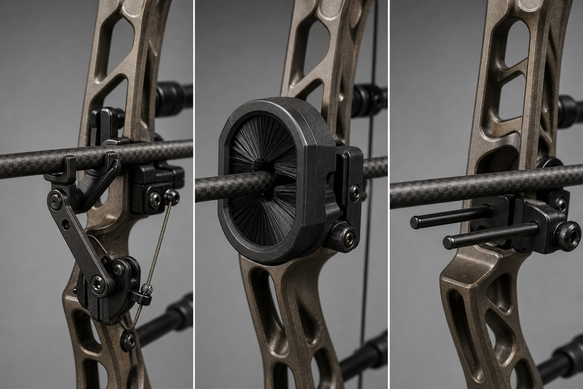 arrow rest on a compound bow