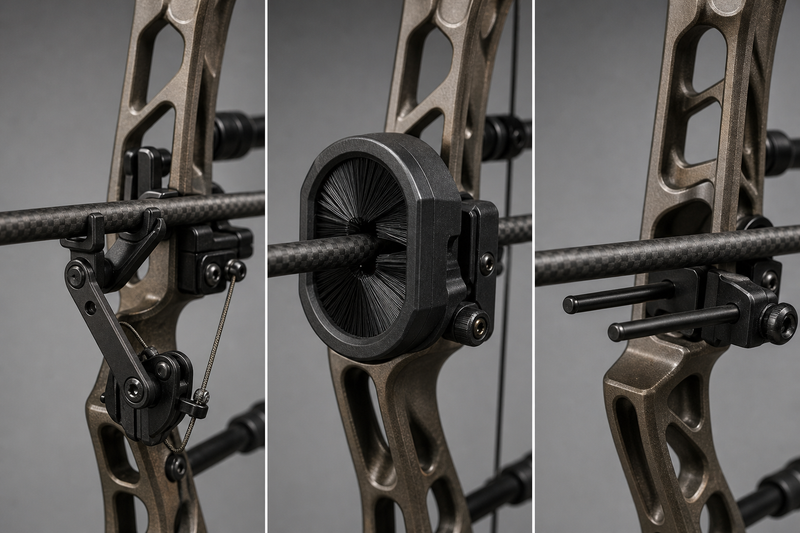 arrow rest on a compound bow