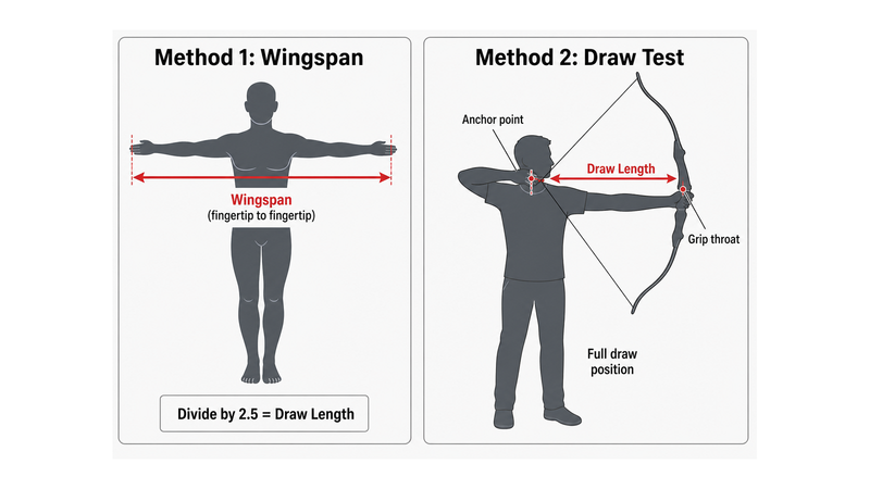 recurve bow draw length how to find your archery draw length