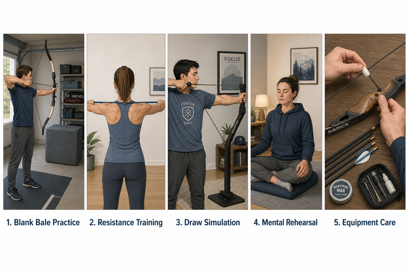 5 ways to practice archery off the range