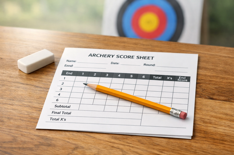 archery score sheet pdf