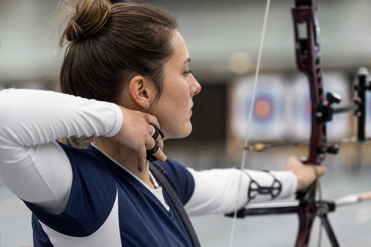 recurve archery release technique
