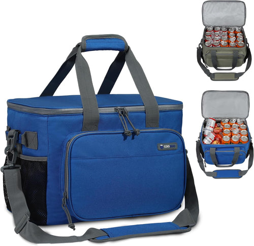 Large Cooler Bag 40 Cans Insulated Lunch Bag Lightweight Portable Cool Bag  Double Layer for Picnic, Beach, Work, Trip