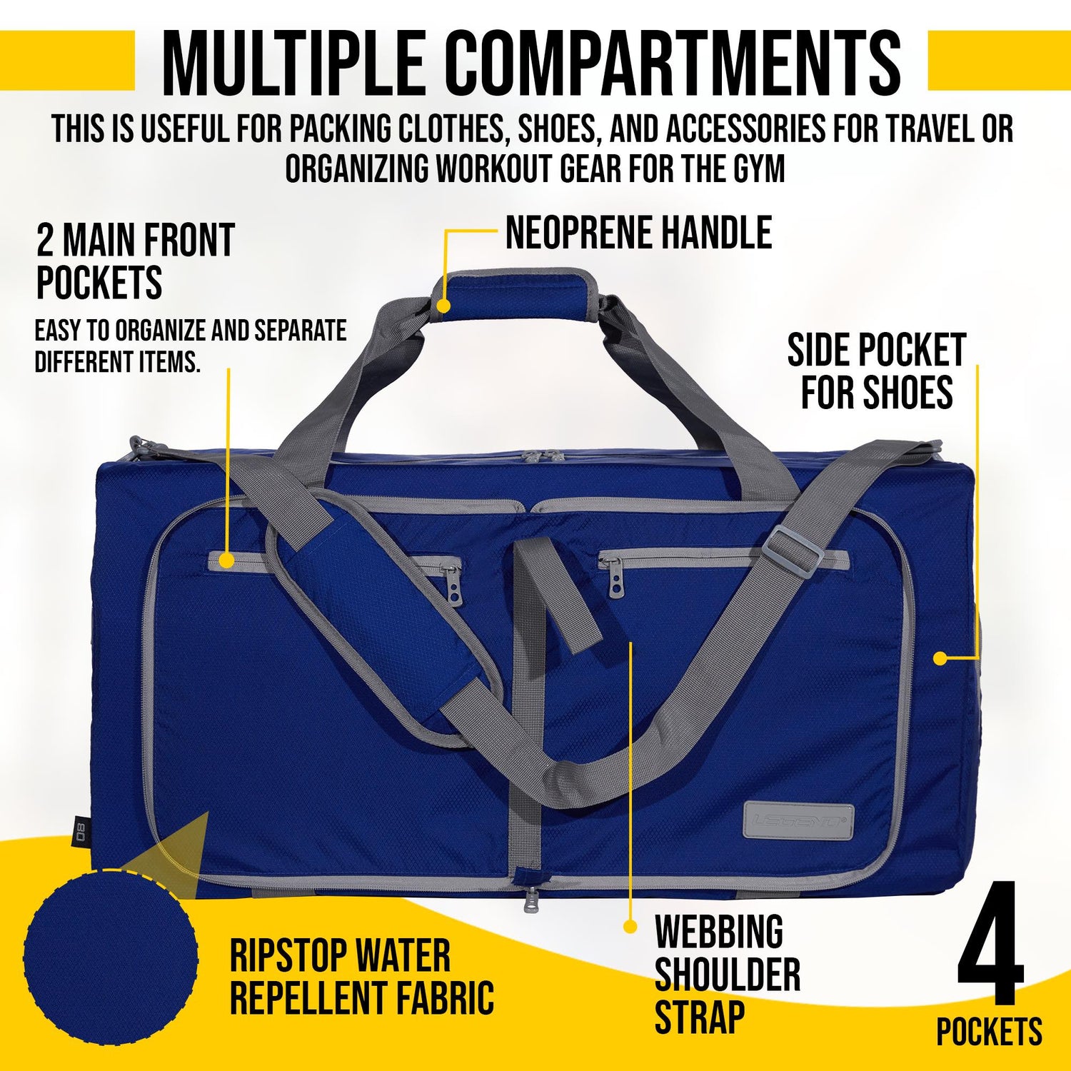 Foldable Travel Duffel Bag Foldable Travel Duffel Bag
