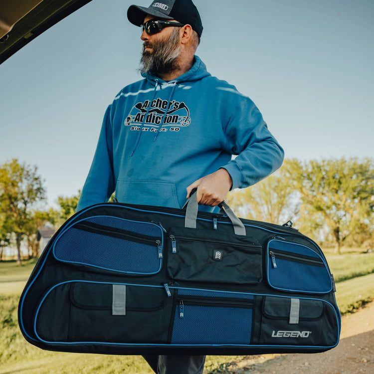 navy Blue Legend Apollo bow case