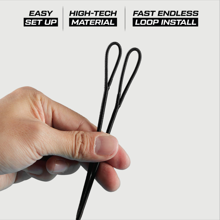 Fast endless loop install- Propel B-55 Dacron Bowstring -Legend Archery