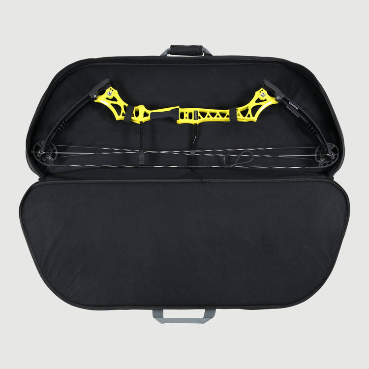 Opened Apollo Bow case