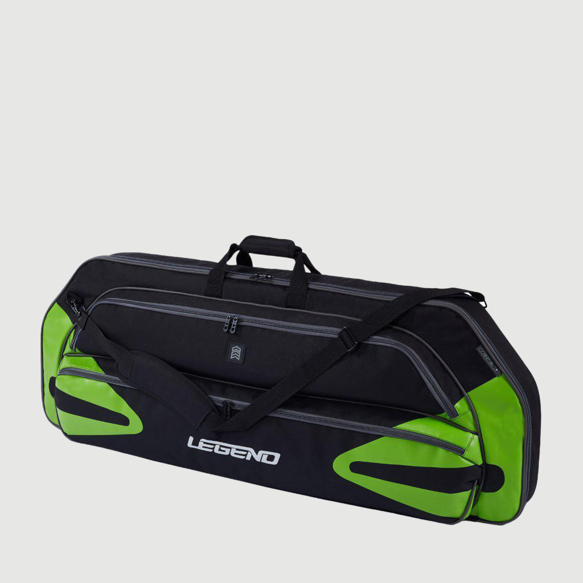 Protect your bow with the Premium Quality Black/Green Monstro Bow Case - Legend Archery