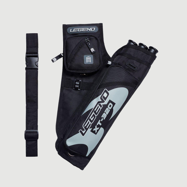 Enjoy quick and comfortable access to your arrows with the  XT320 Hip Quiver - Legend Archery